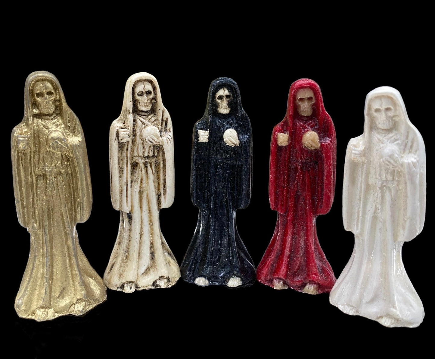 Santa Muerte Statue 2.5” + Fixed + Made in Mexico