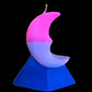 Bisexual Pride Moon Candle