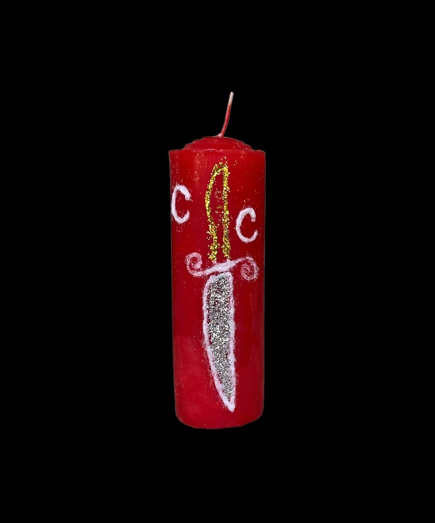 Papa Candelo Cedife Hand-Carved Candle + Saint Charles Borromeo + Luck + Money + Protection + Wisdom + Healing + Breaking Hexes + San Carlos