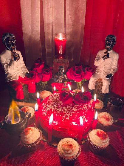 Papa Candelo Cedife Oil + Luck + Money + Protection + Wisdom + Healing + Breaking Hexes + 24K Gold + San Carlos + Saint Charles Borromeo