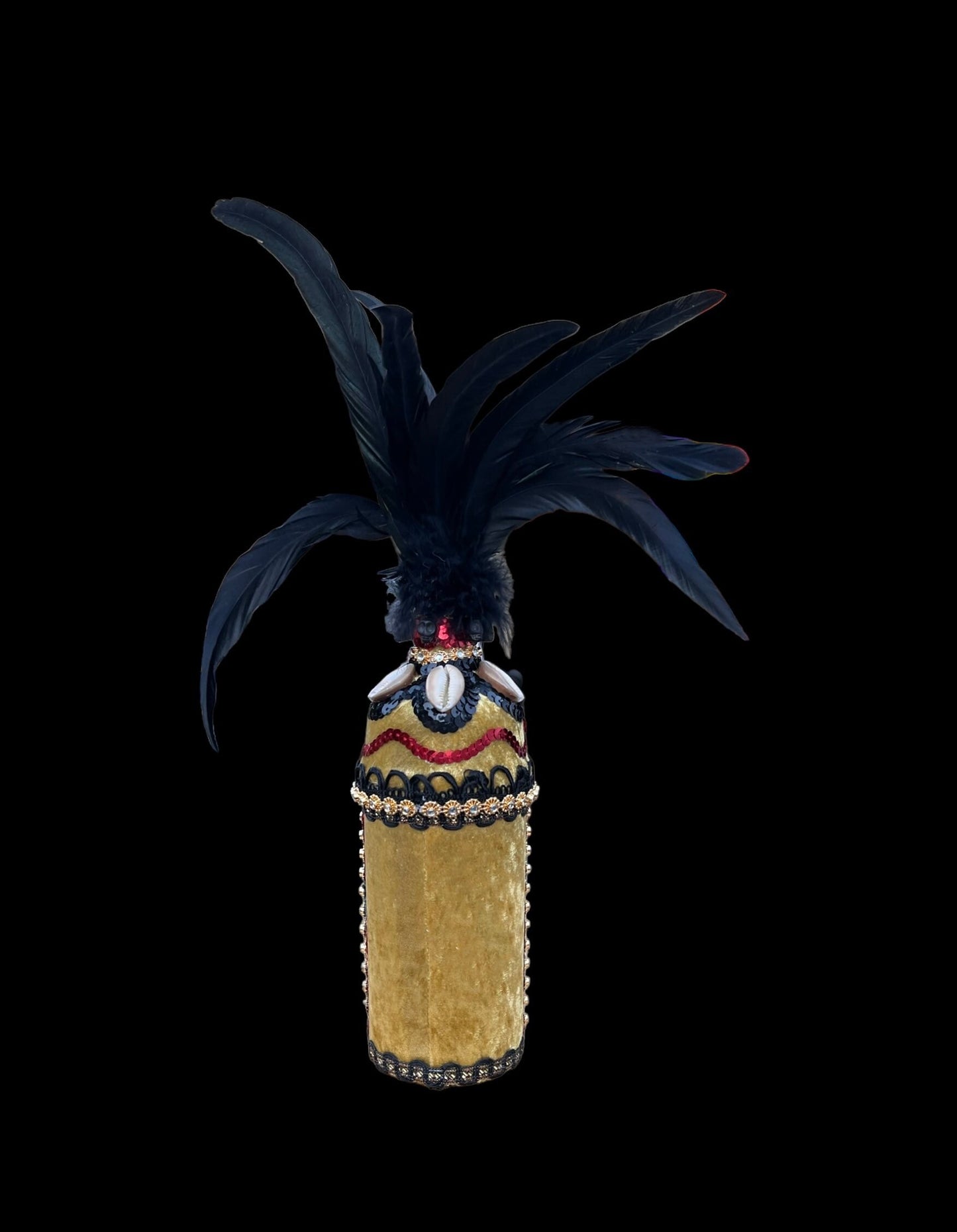 Oshun Ibu Kole Boutey + Bottle + Blessed + Made by Lukumi & Haitian Vodou Initiate + Spiritual Art + One of a Kind