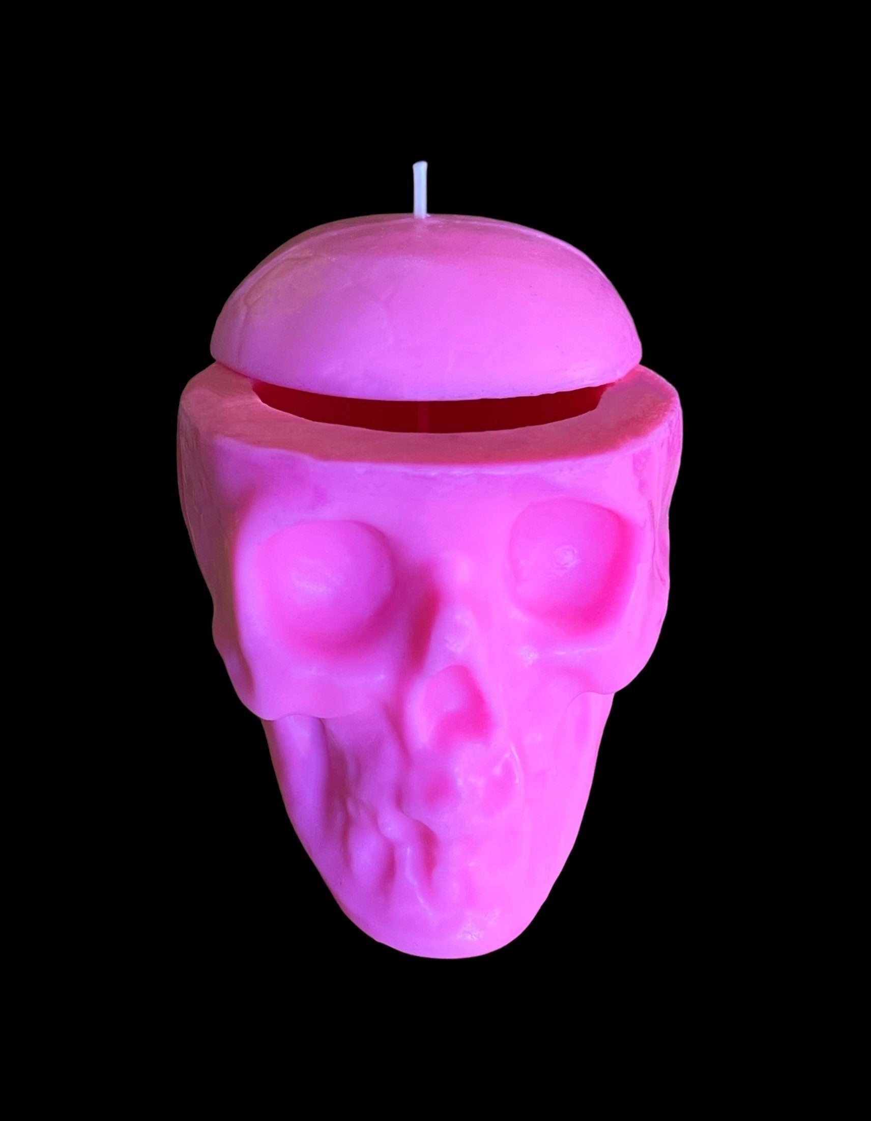 Loadable Skull Candle + Influence Thoughts + Hoodoo + Voodoo + Conjure