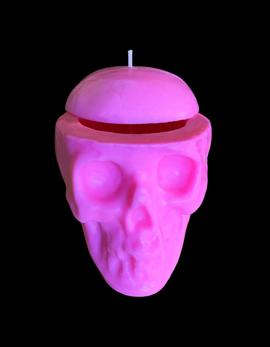 Loadable Skull Candle + Influence Thoughts + Hoodoo + Voodoo + Conjure