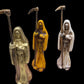 Santa Muerte Statue with Scythe + Baptized + Fixed + Made in Mexico