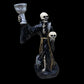 Last One! Santa Muerte Negra Chalice & Cat Statue + Sterling Silver + Baptized + Fixed + Made in Mexico + Necromancy + Gato Negro