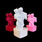 Male & Female Lovers Candle on Heart + Adam and Eve + Passion + Binding + Marriage + Friendship + Valentine’s Day + Healing