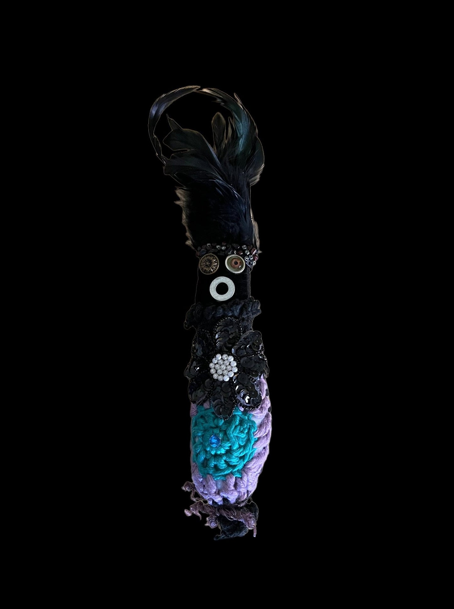 Handcrafted New Orleans Voodoo Doll + JuJu + Cleansed and Blessed + Poppet + Sells for More in Galleries! + Vodou
