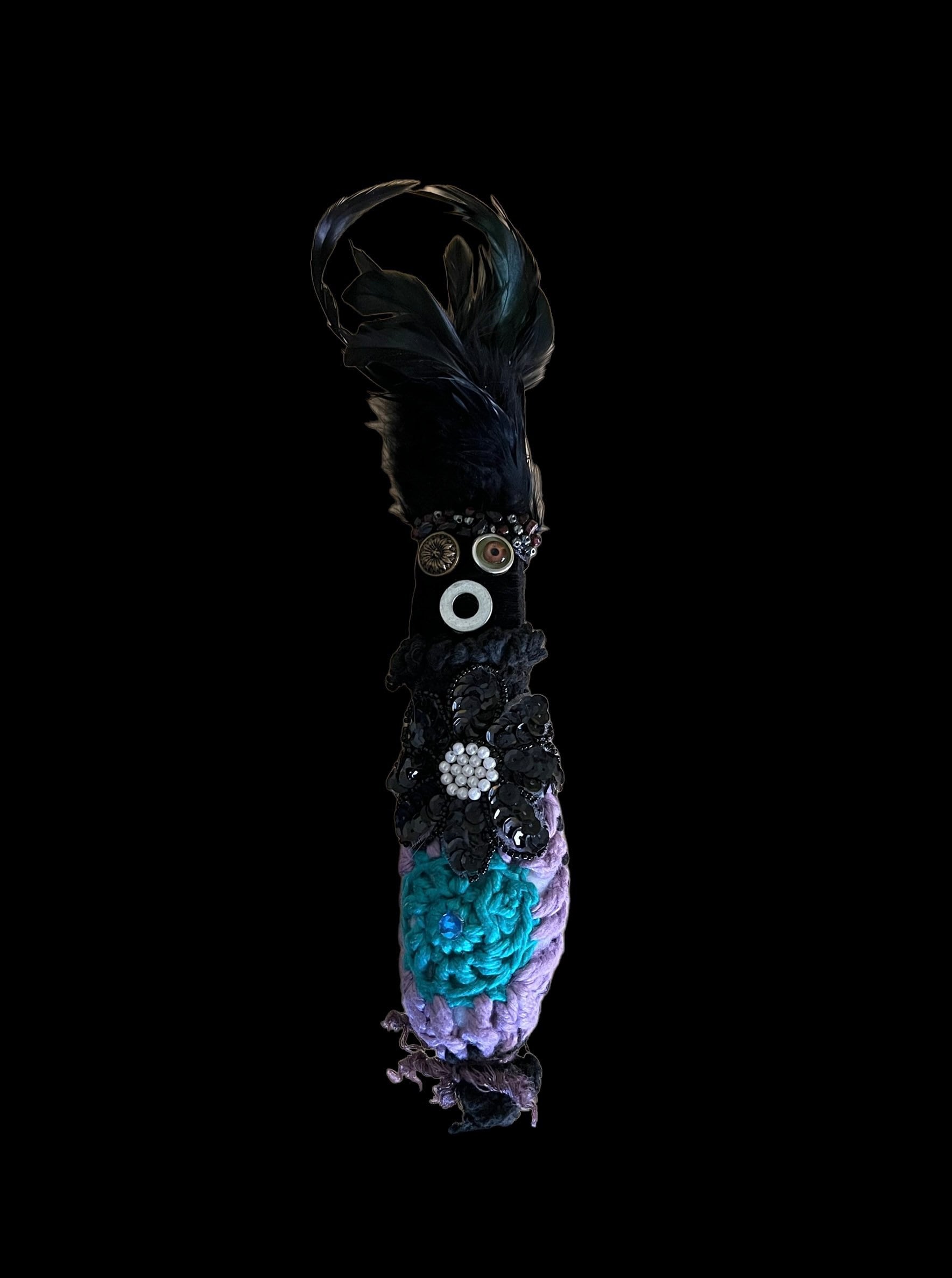 Handcrafted New Orleans Voodoo Doll + JuJu + Cleansed and Blessed + Poppet + Sells for More in Galleries! + Vodou