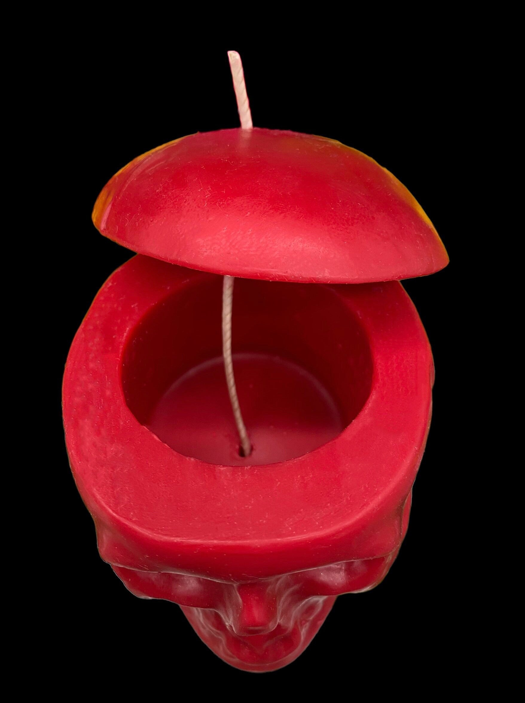 Loadable Skull Candle + Influence Thoughts + Hoodoo + Voodoo + Conjure