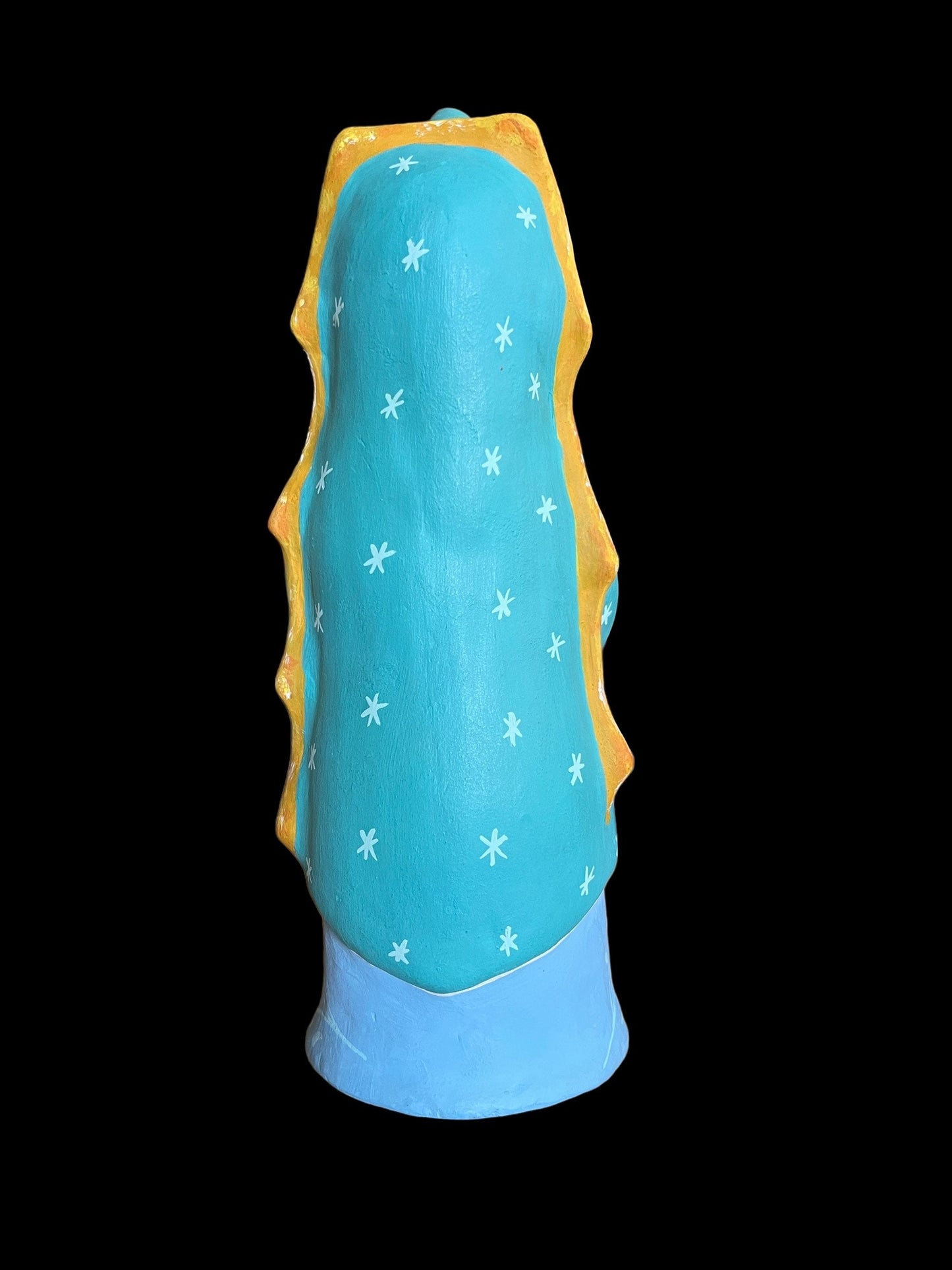 Virgen de Guadalupe Statue + Tonantzin + Blessed + Traditionally Handcrafted from Mexican Clay + One of a Kind + La India + Hecho en Mexico