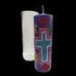 New Year’s Blessings Hand-Carved Candle + Abundance + Prosperity + Love + Money + Health + Luck