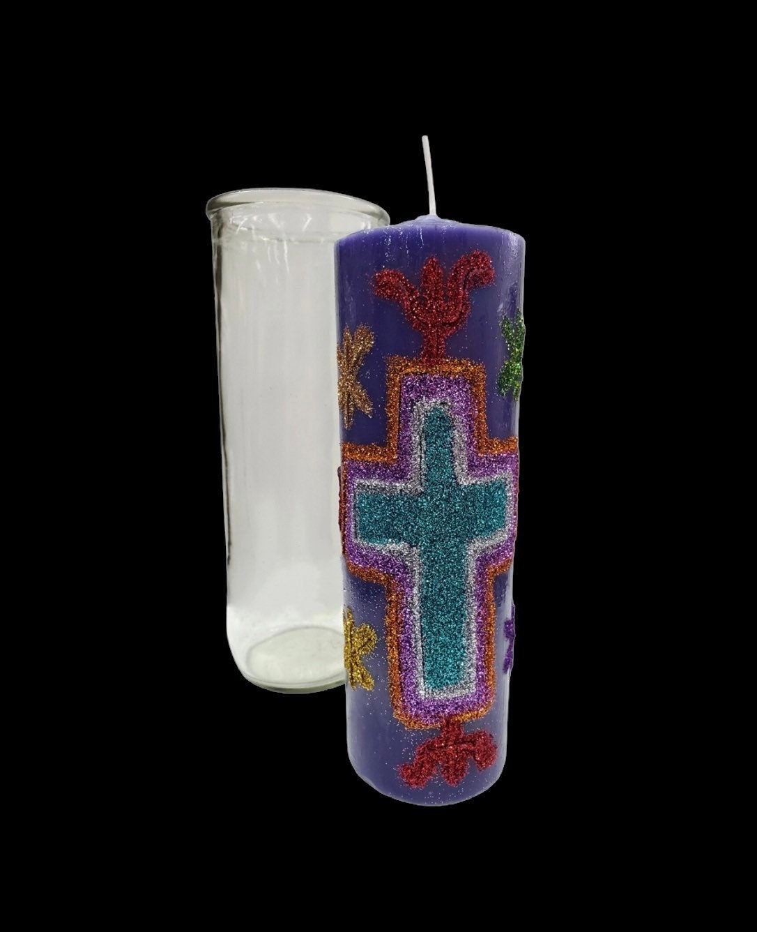 New Year’s Blessings Hand-Carved Candle + Abundance + Prosperity + Love + Money + Health + Luck