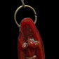 Santa Muerte Roja Rosary + Love + Money + Luck + Domination + Blessed + Gemstone + Carnelian + Sterling Silver Plated Chain + Rosario