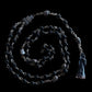Santa Muerte Negra Rosary + Obsidian + Sterling Silver Plated Chain + Gemstone + Rosario