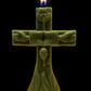 Crucifix Candle + Cross + Hoodoo + Conjure + Divine Assistance