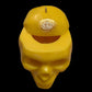 Large Loadable Skull Candle with Imprint + 24K Gold + Sterling Silver + Influence Thoughts + Mental Health