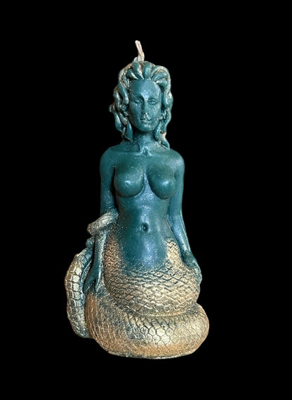 Medusa Candle + Algol + Gorgon + Female Empowerment + 24K Gold + Immobilize Enemies + Domination