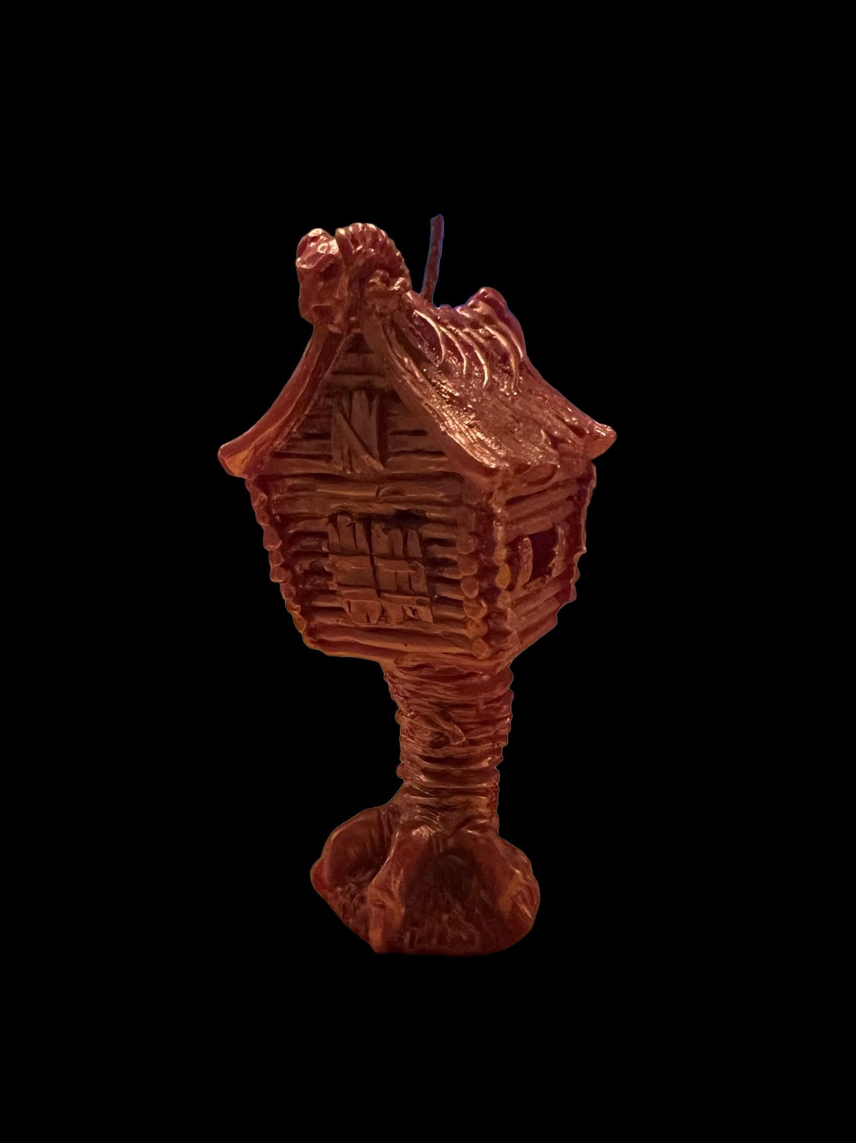 Baba Yaga Hut Candle + Witch + Witchcraft