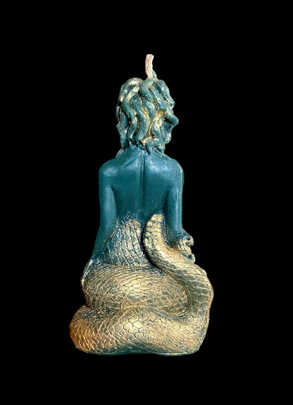 Medusa Candle + Algol + Gorgon + Female Empowerment + 24K Gold + Immobilize Enemies + Domination