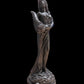 La Fortuna Figure Candle + Tyche + Abundantia + Luck + Money Drawing + 24K Gold Leaf + Sterling Silver + Roman & Greek Goddess