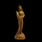 La Fortuna Figure Candle + Tyche + Abundantia + Luck + Money Drawing + 24K Gold Leaf + Sterling Silver + Roman & Greek Goddess
