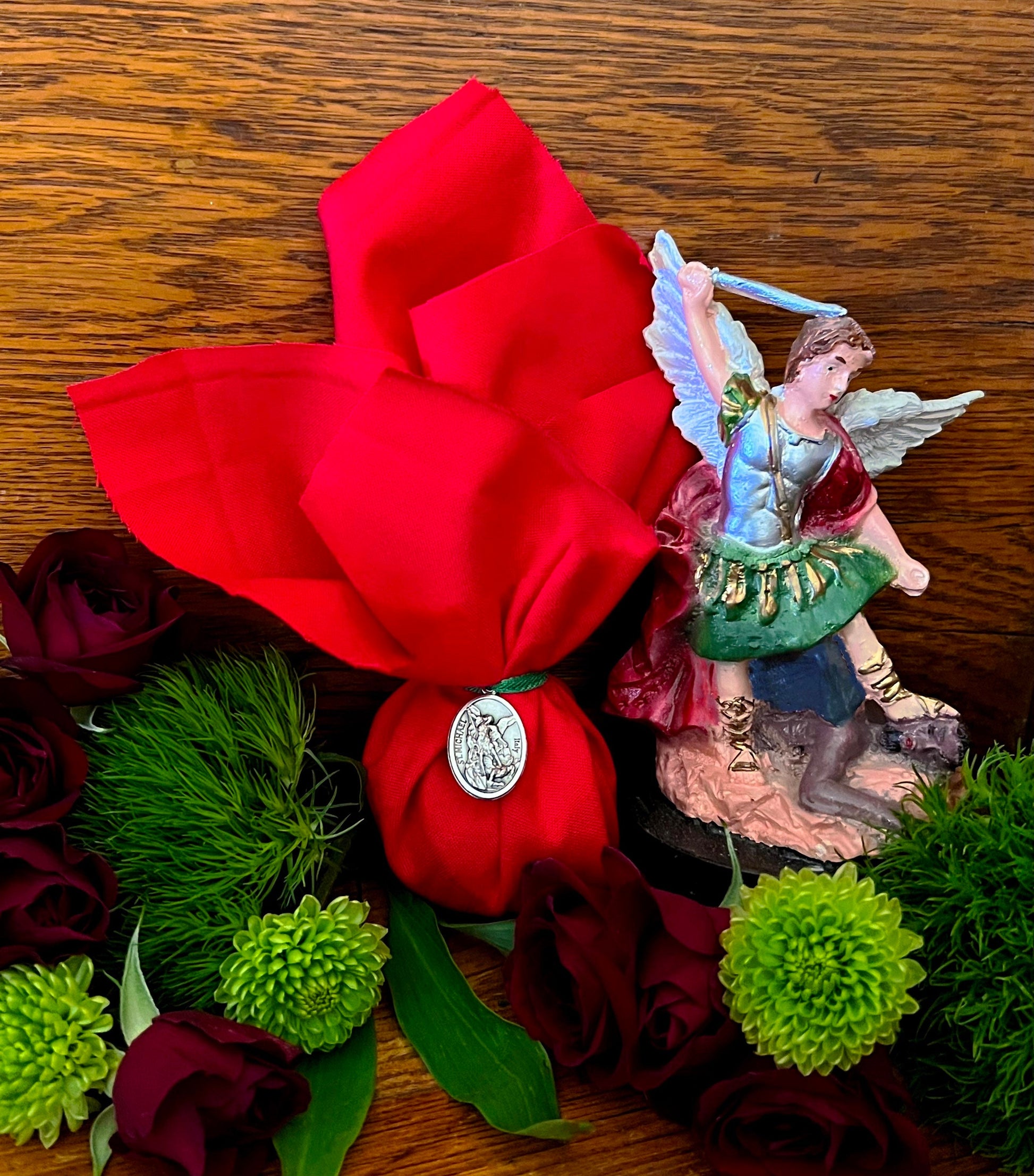 Custom Fiery Wall of Protection Mojo + Archangel Michael + Gris Gris + Fetish + Juju + Amulet