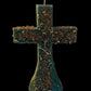 Fixed Crucifix Candle + Cross + Hoodoo + Conjure + 24K Gold + Sterling Silver + Herbs + Oils + Roots + Divine Assistance