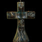 Fixed Crucifix Candle + Cross + Hoodoo + Conjure + 24K Gold + Sterling Silver + Herbs + Oils + Roots + Divine Assistance