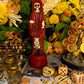 Santa Muerte Roja Statue + Baptized + Fixed + Made in Mexico