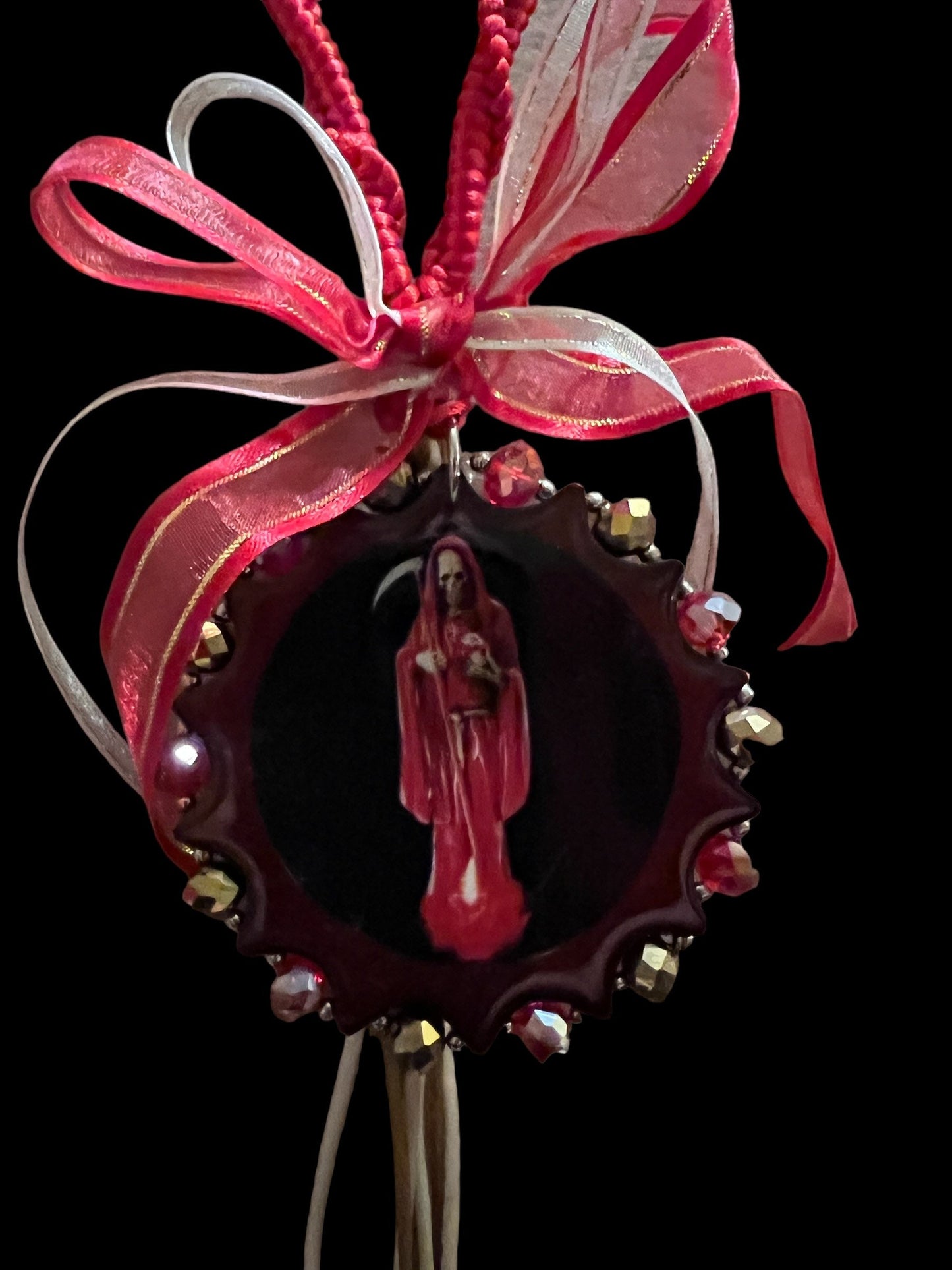 Santa Muerte Protection Amulet + Blessed + Made in Mexico