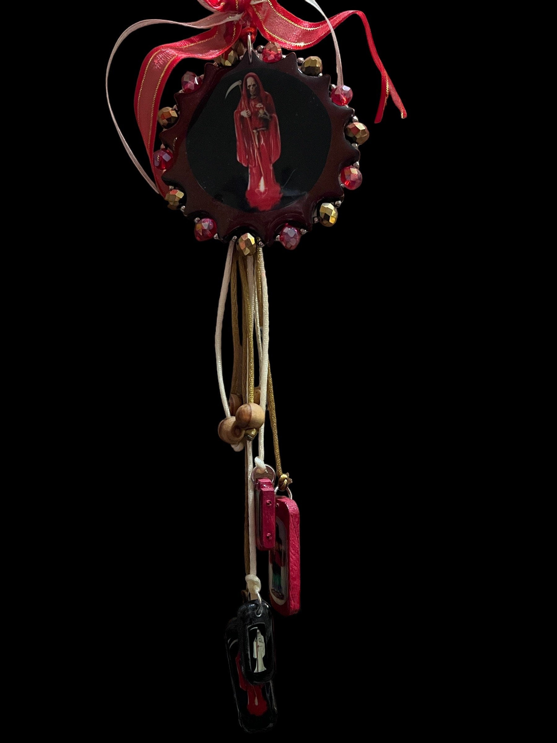 Santa Muerte Protection Amulet + Blessed + Made in Mexico