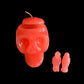 RARE Loadable Skull Candle with Couple + Lovers + Bride & Groom + Binding + Marriage + Influence Thoughts + Hoodoo + Voodoo + Conjure
