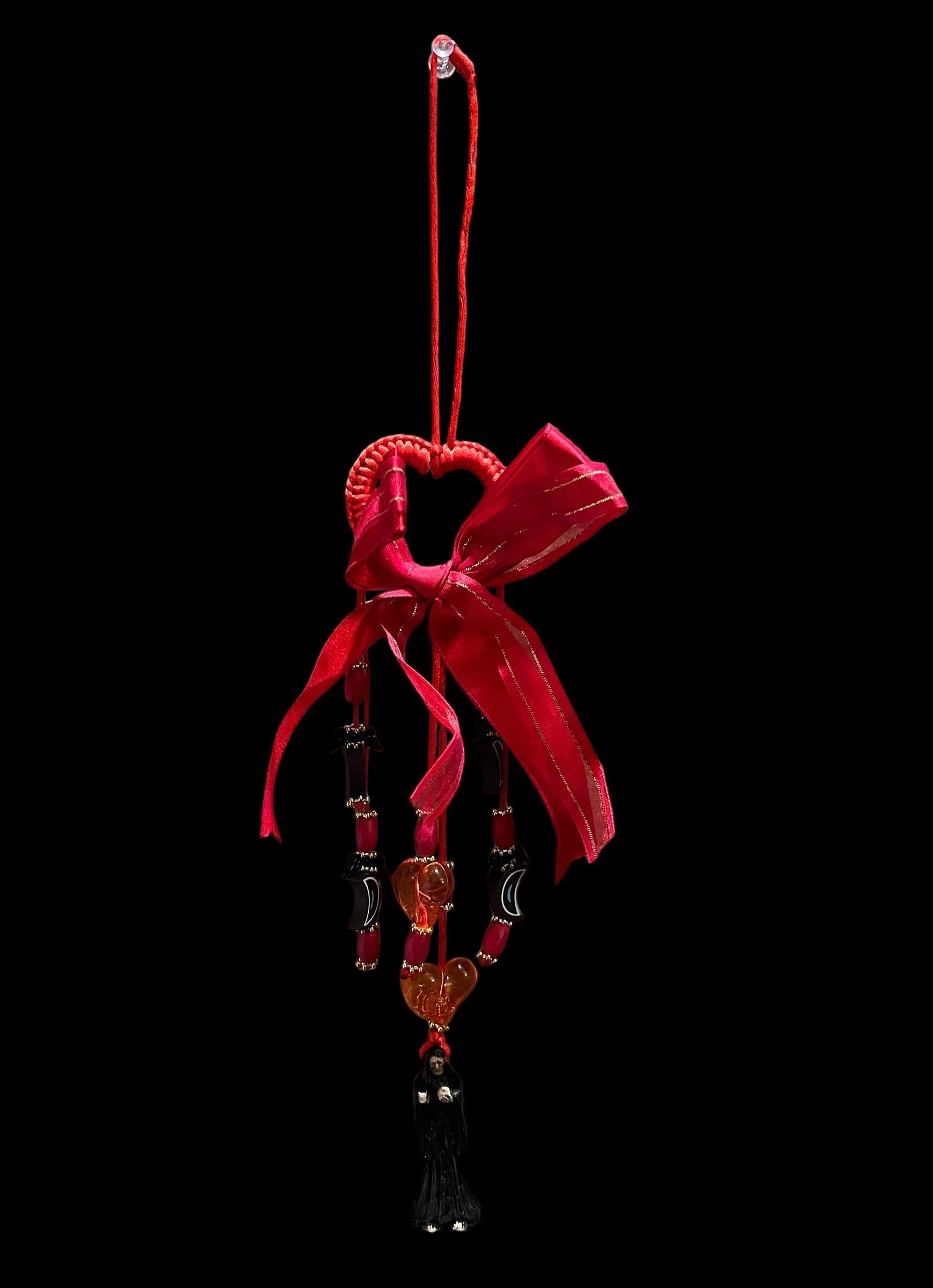 Santa Muerte Negra Protection Amulet + Blessed + Made in Mexico