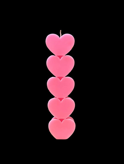 Love 5-Day Heart Knob Candle + Hoodoo + Voodoo + Conjure + Spellwork