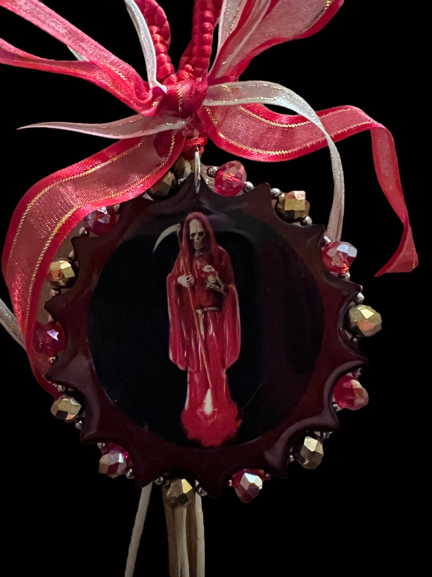 Santa Muerte Protection Amulet + Blessed + Made in Mexico