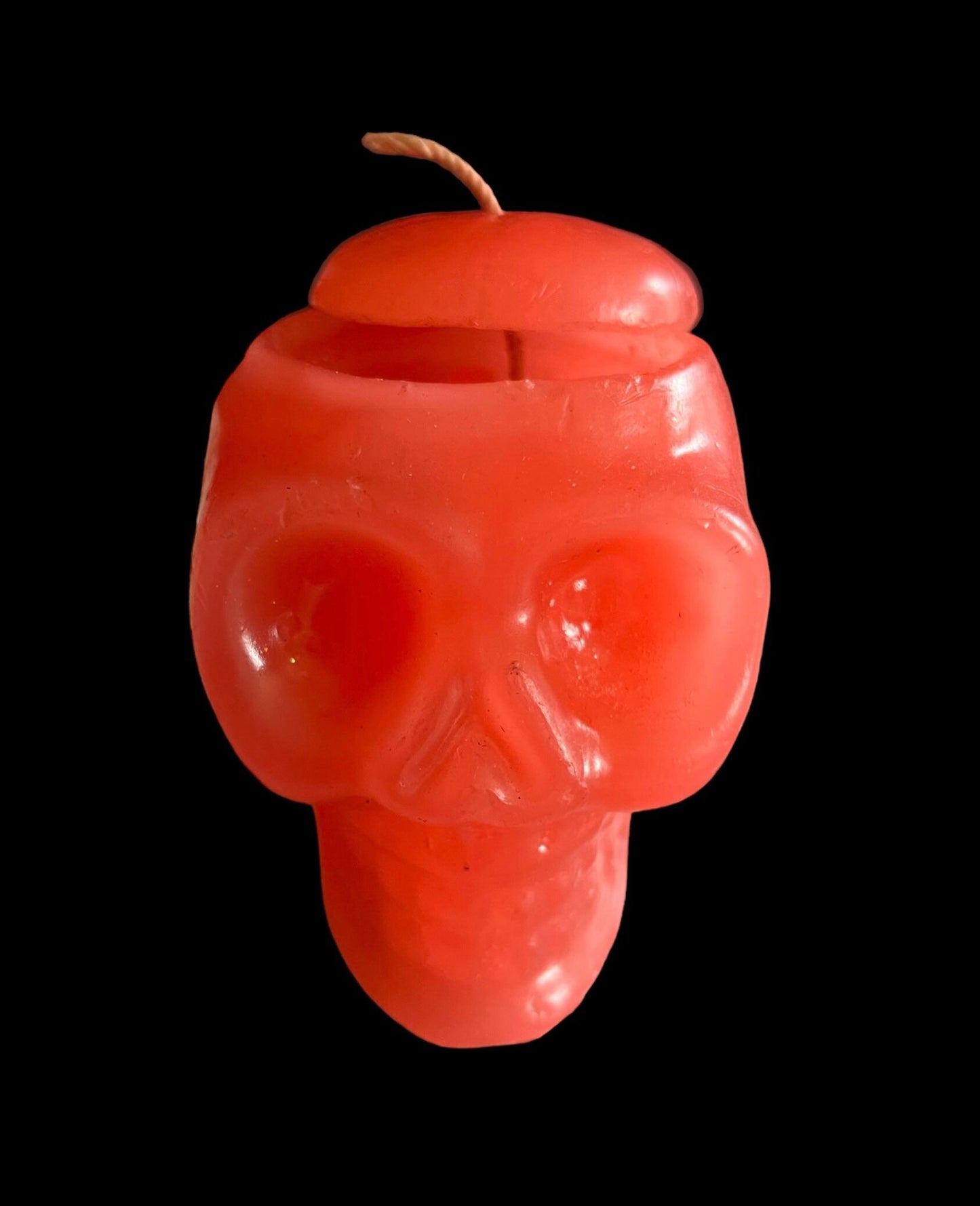 RARE Loadable Skull Candle with Couple + Lovers + Bride & Groom + Binding + Marriage + Influence Thoughts + Hoodoo + Voodoo + Conjure