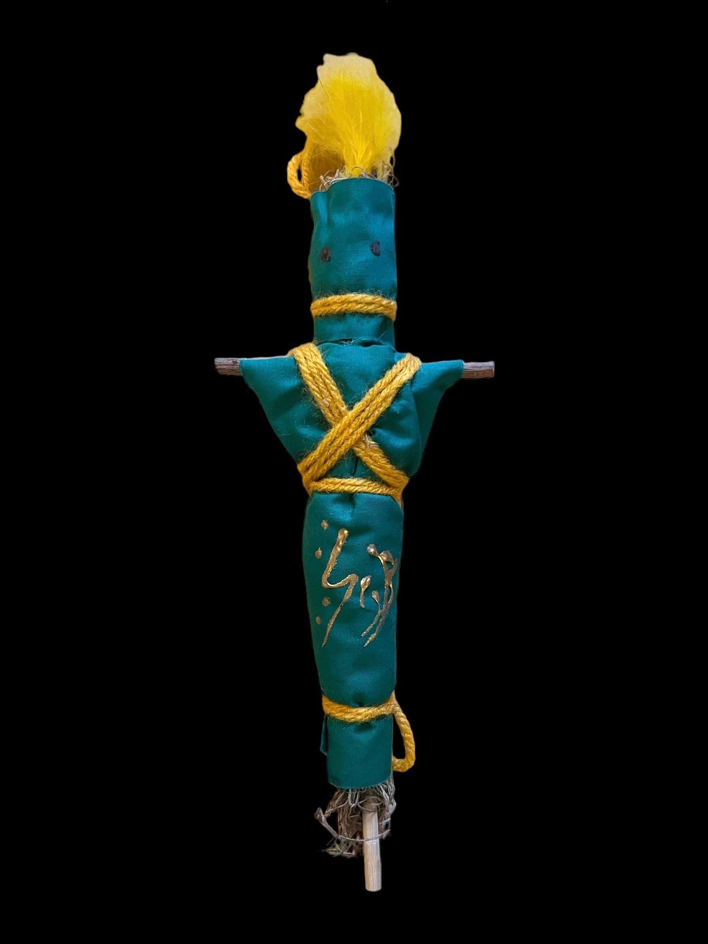Money & Good Luck Veve Voodoo Doll + New Orleans + JuJu + Blessed + Hoodoo + Conjure + Handcrafted