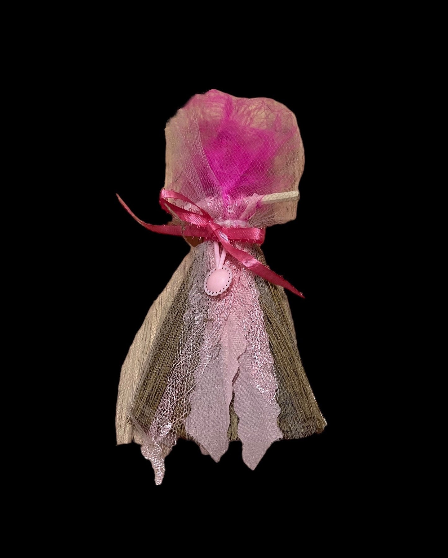 Fertility Broom Voodoo Doll + Baby Girl + One of a Kind