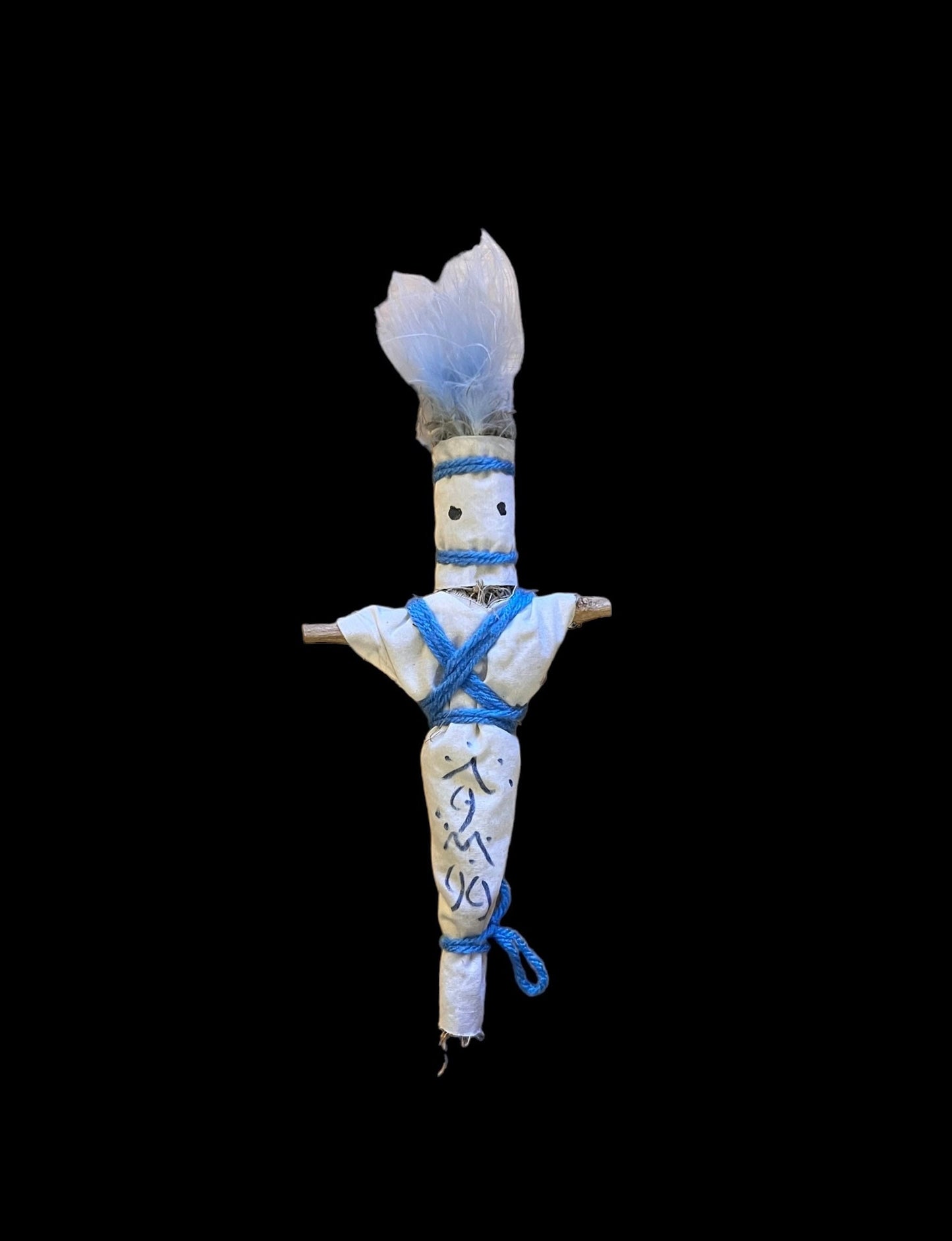 Peace & Protection Veve Voodoo Doll + New Orleans + JuJu + Blessed + Hoodoo + Conjure + Handcrafted