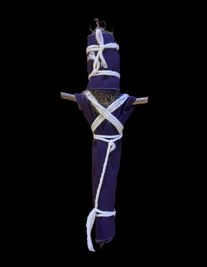Power & Confidence Veve Voodoo Doll + New Orleans + JuJu + Blessed + Hoodoo + Conjure + Handcrafted