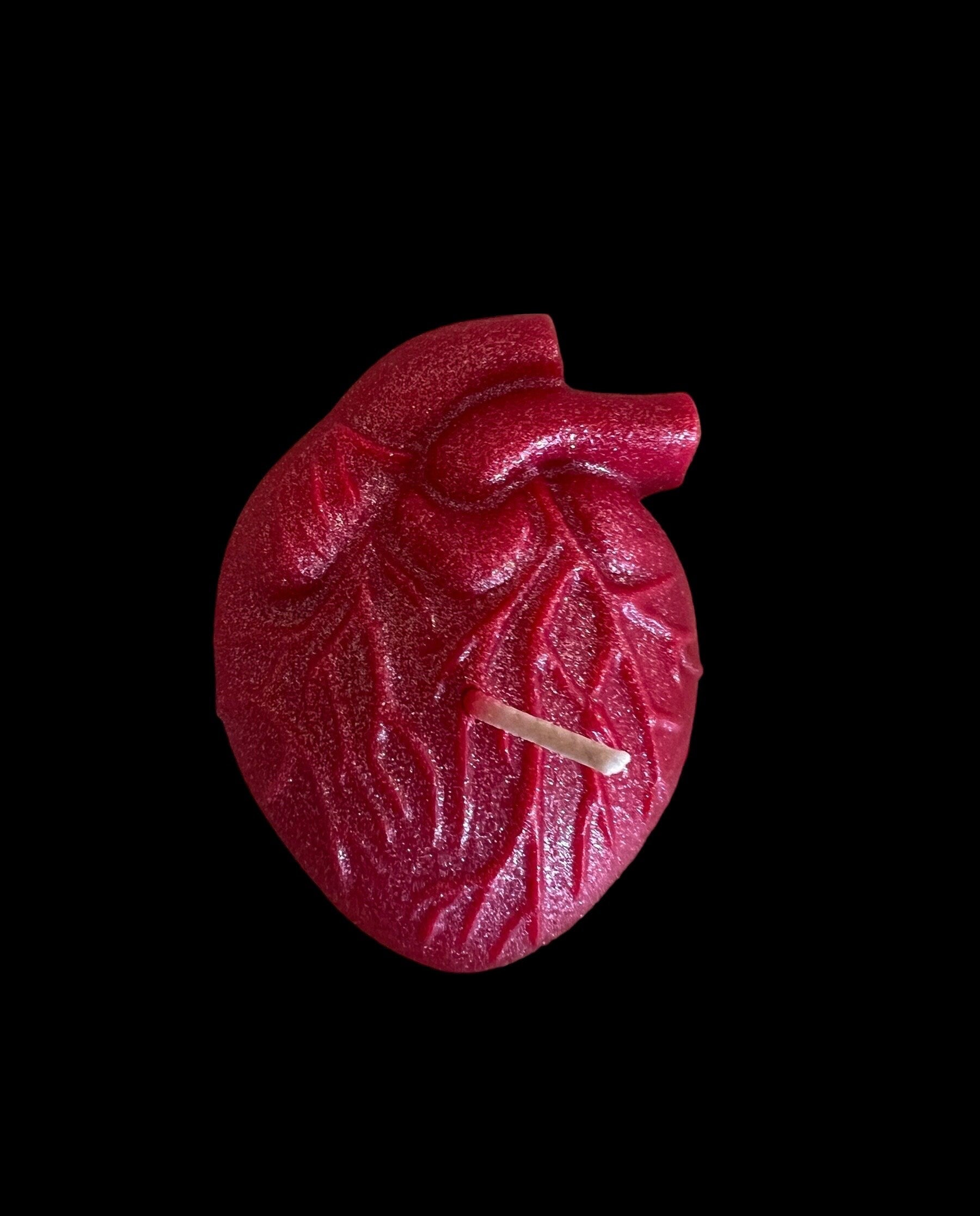 Anatomical Heart Candle + Love