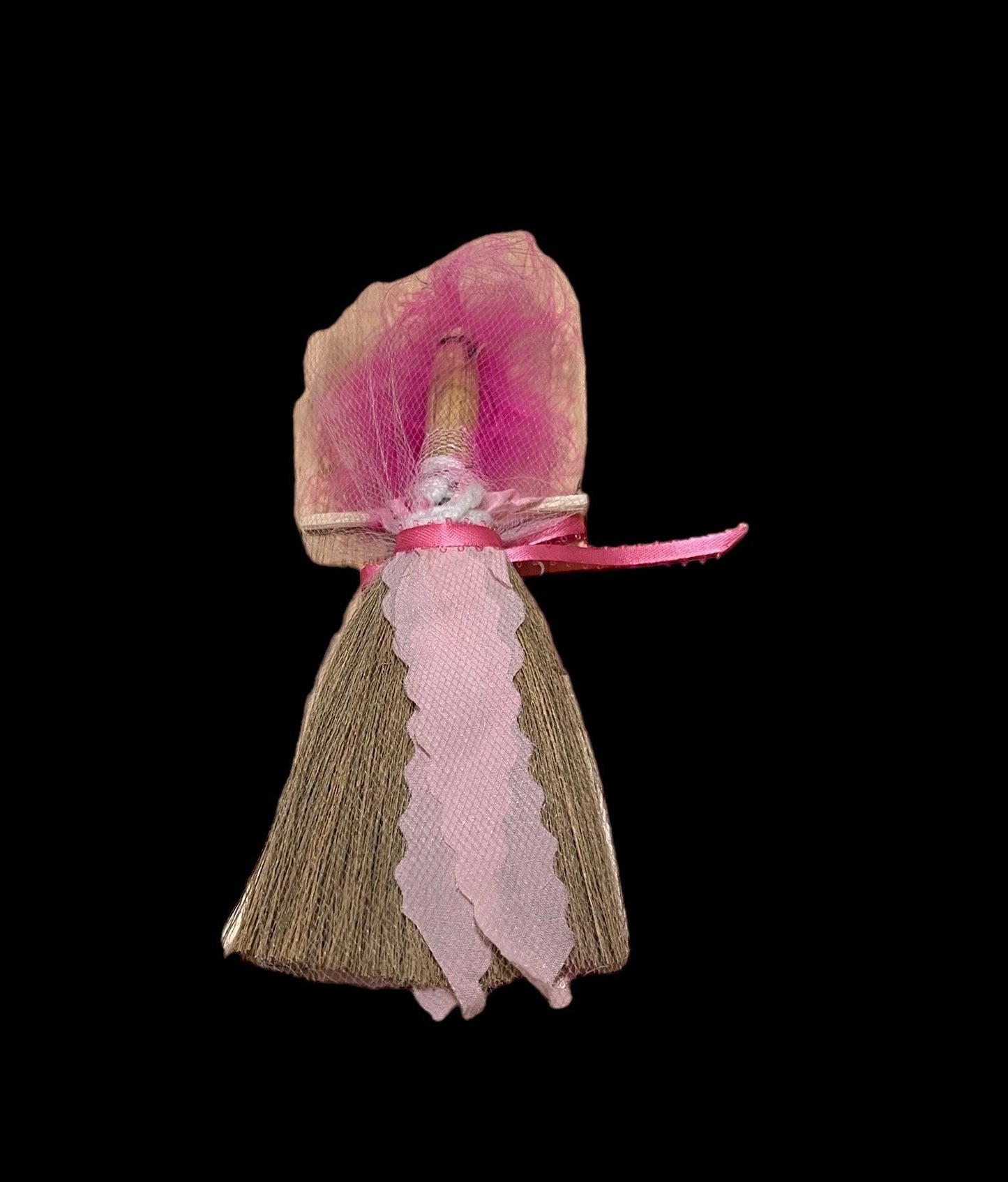 Fertility Broom Voodoo Doll + Baby Girl + One of a Kind