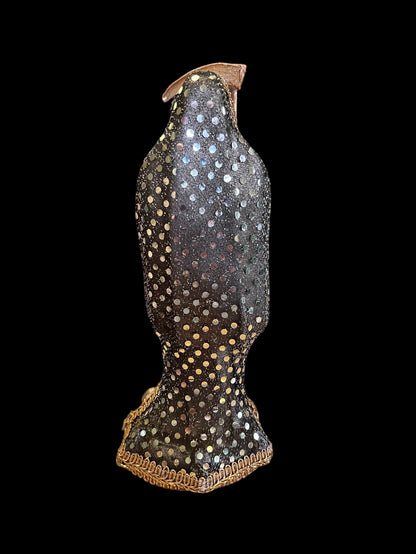 Santa Muerte Dorada Statue + 10” + Fixed and Baptized on Feast Day + 24K Gold