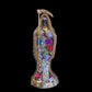Santa Muerte Dorada Statue + 10” + Fixed and Baptized on Feast Day + 24K Gold