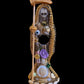 Santa Muerte Dorada Statue + 7” + Fixed and Baptized on Feast Day + 24K Gold