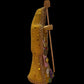 Santa Muerte Amarilla Statue + Yellow + 7” + Fixed and Baptized on Feast Day + 24K Gold