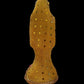 Santa Muerte Amarilla Statue + Yellow + 7” + Fixed and Baptized on Feast Day + 24K Gold
