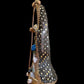 Santa Muerte Dorada Statue + 8” + Fixed and Baptized on Feast Day + 24K Gold