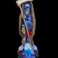 Santa Muerte Morada Statue + 7” + Purple + Fixed and Baptized on Feast Day on Feast Day + 24K Gold