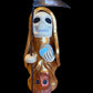 Santa Muerte Dorada Statue + Mictecacihuatl + Mictlantecihuatl + Traditionally Handcrafted from Mexican Clay + 1 of a Kind + Made in Mexico